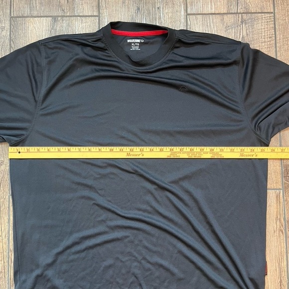 Wolverine Black Long Sleeve Shirt Men's Size XL 100% Polyester - Picture 4 of 5